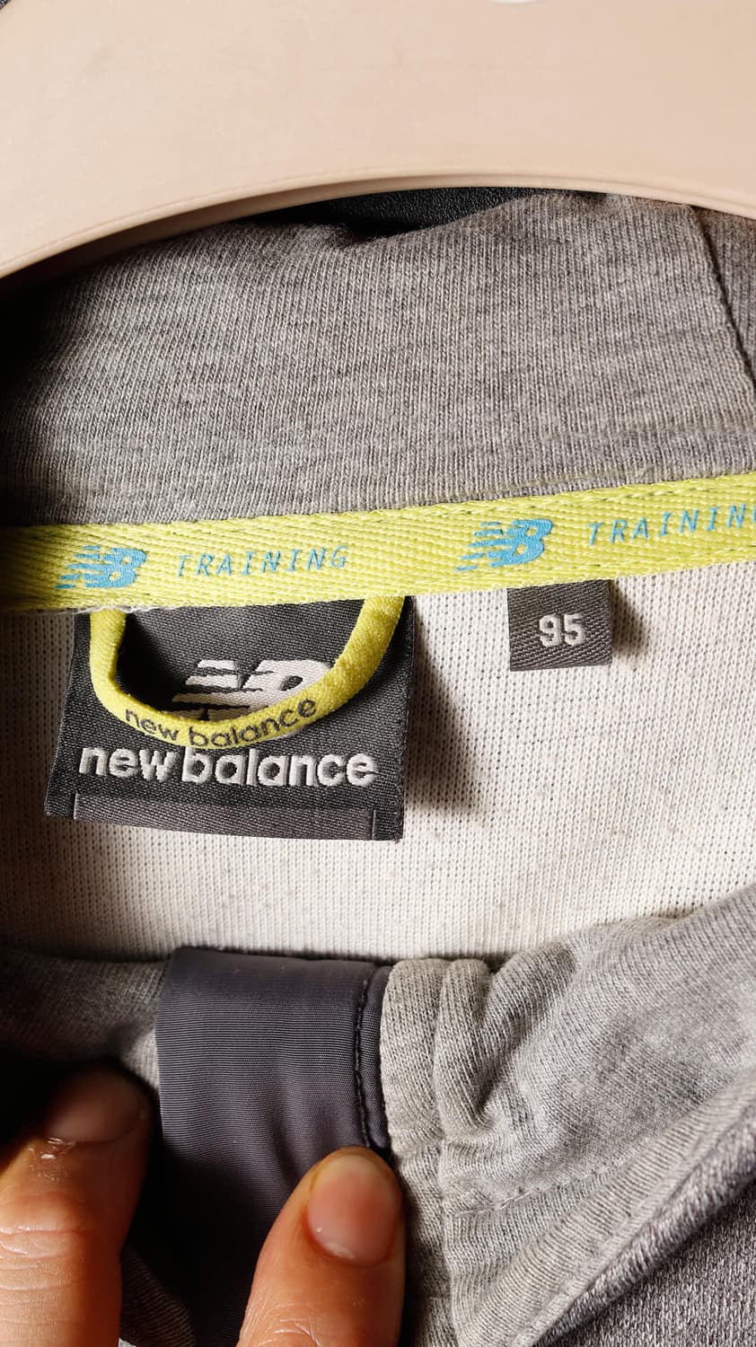 뉴발란스 회색 후드집업 상품이미지5