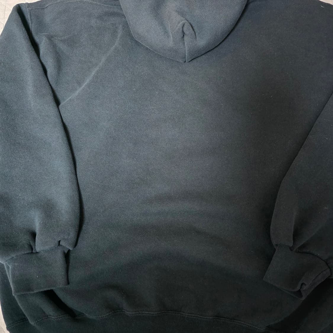 [XXL] 90s 빈티지 러셀 애슬레틱 후드 블랙 라이트 페이드 상품이미지5