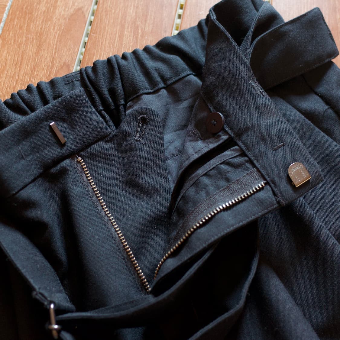 Attachment belted wool trouser slacks 상품이미지8