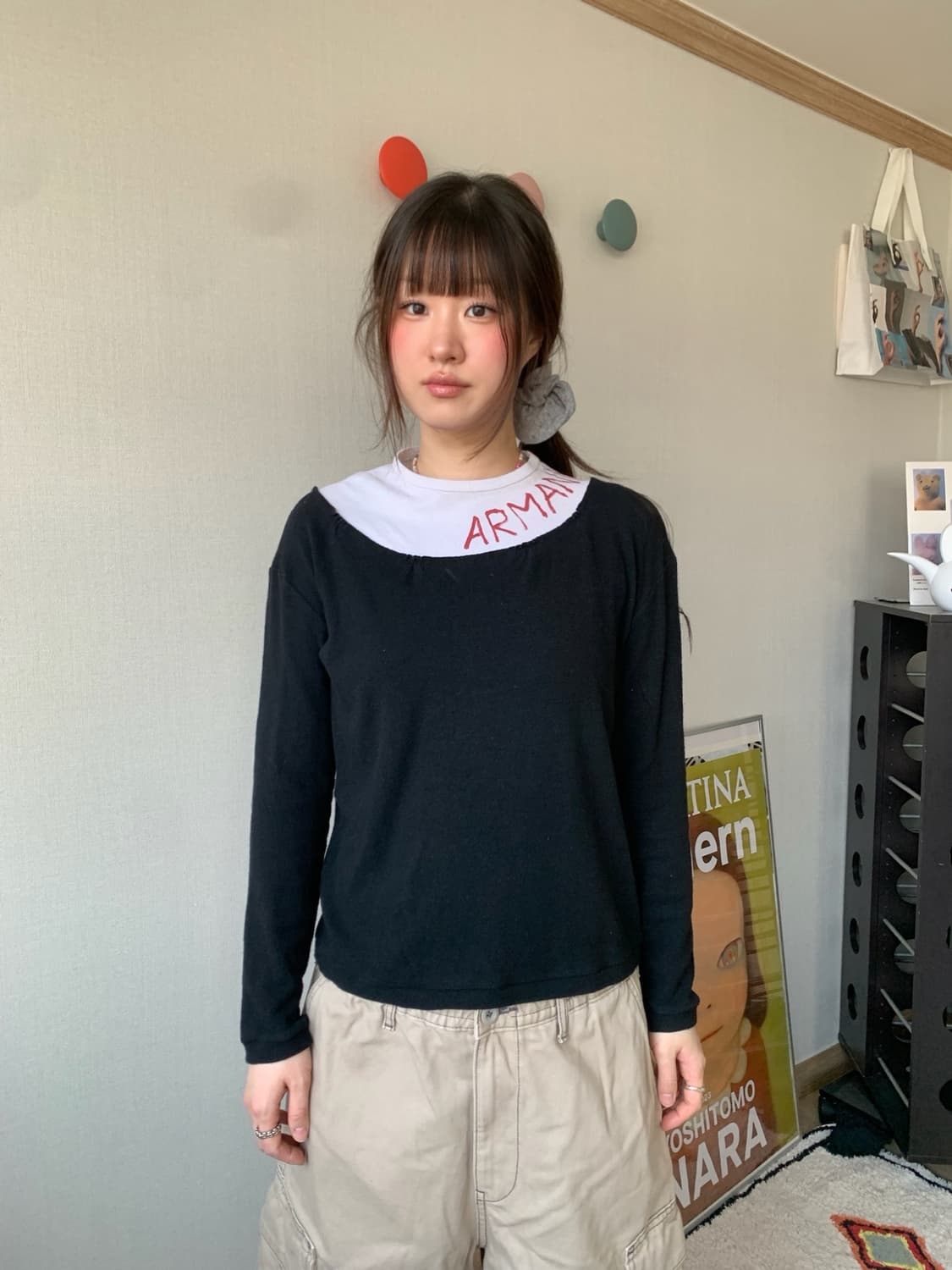 armani jeans, layered top 상품이미지2