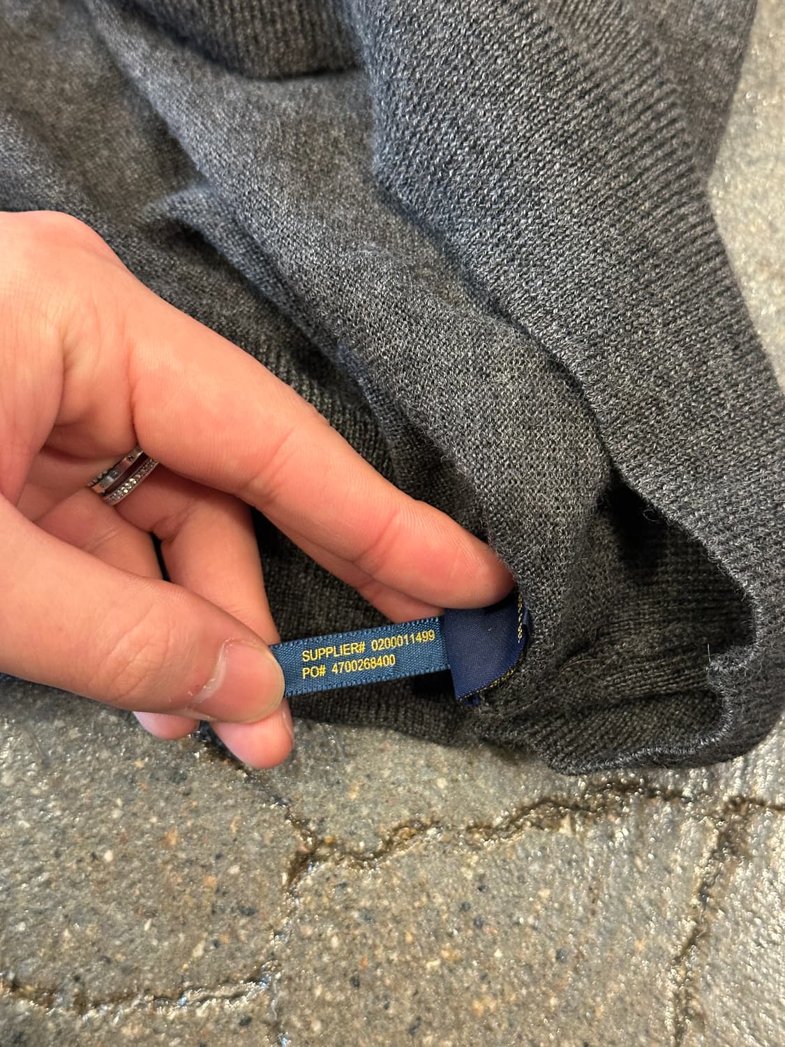 폴로 랄프로렌 메리노울 니트 L 상품이미지7