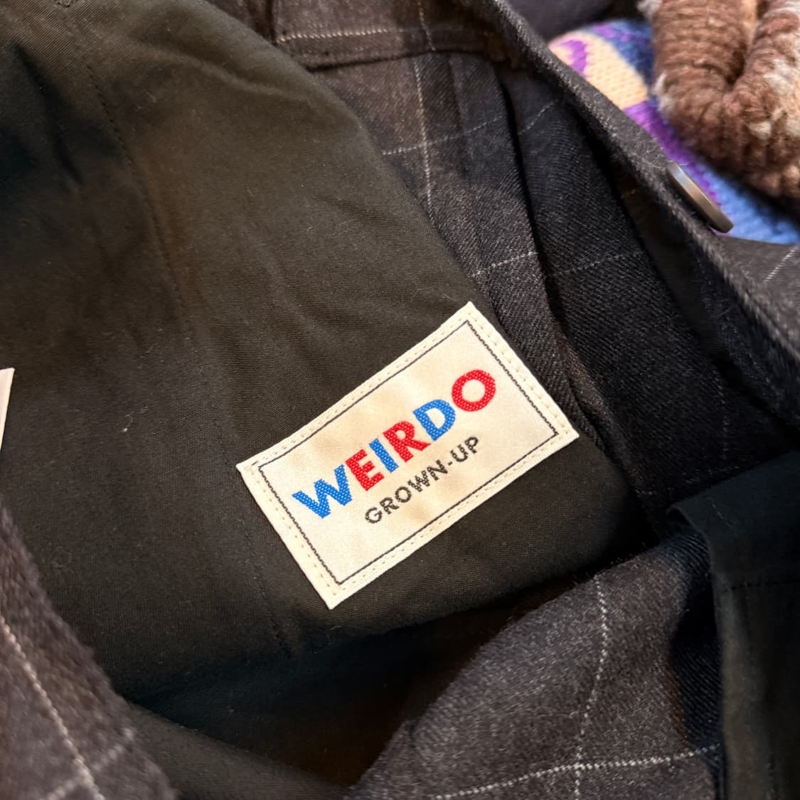 위어도 울 혼방 스퀘어패턴 아메리칸 캐주얼 아메카지 슬랙스 xl 36 상품이미지7