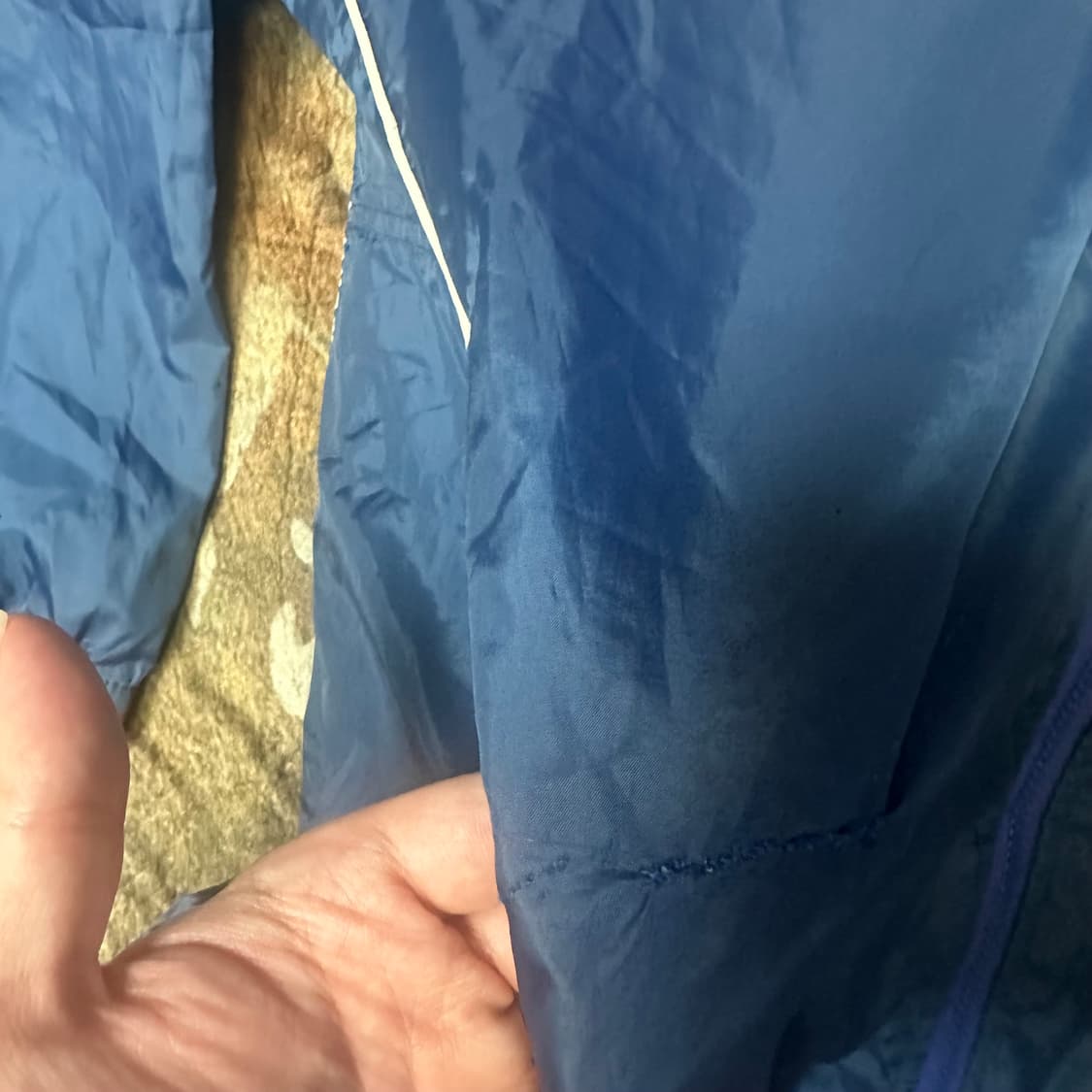 나이키 올드스쿨 화이트 사이드라인 네이비바람막이 105 상품이미지4