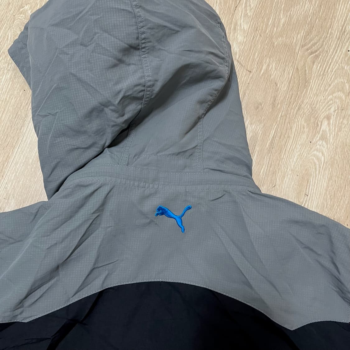 푸마 남성 로고 후드 바람막이 자켓 L/100  상품이미지5
