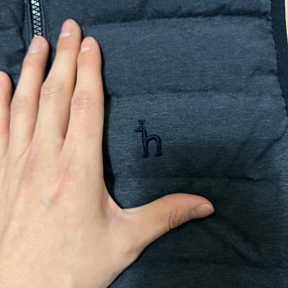 헤지스 골프 덕다운 경량 패딩조끼 S/90  상품이미지3