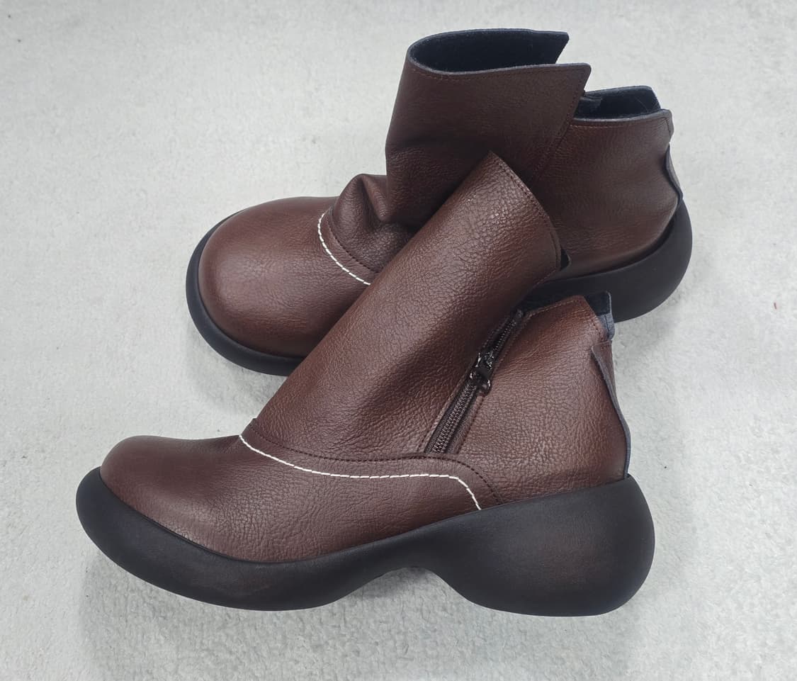 리겟타 카누 부츠 에그힐 플랫 사이드 새상품 상품이미지3