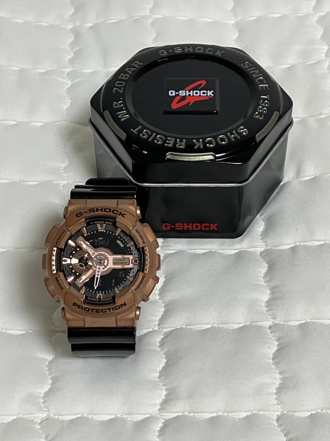 카시오 지샥 빅페이스 로즈골드 (5146/5425) 상품이미지1