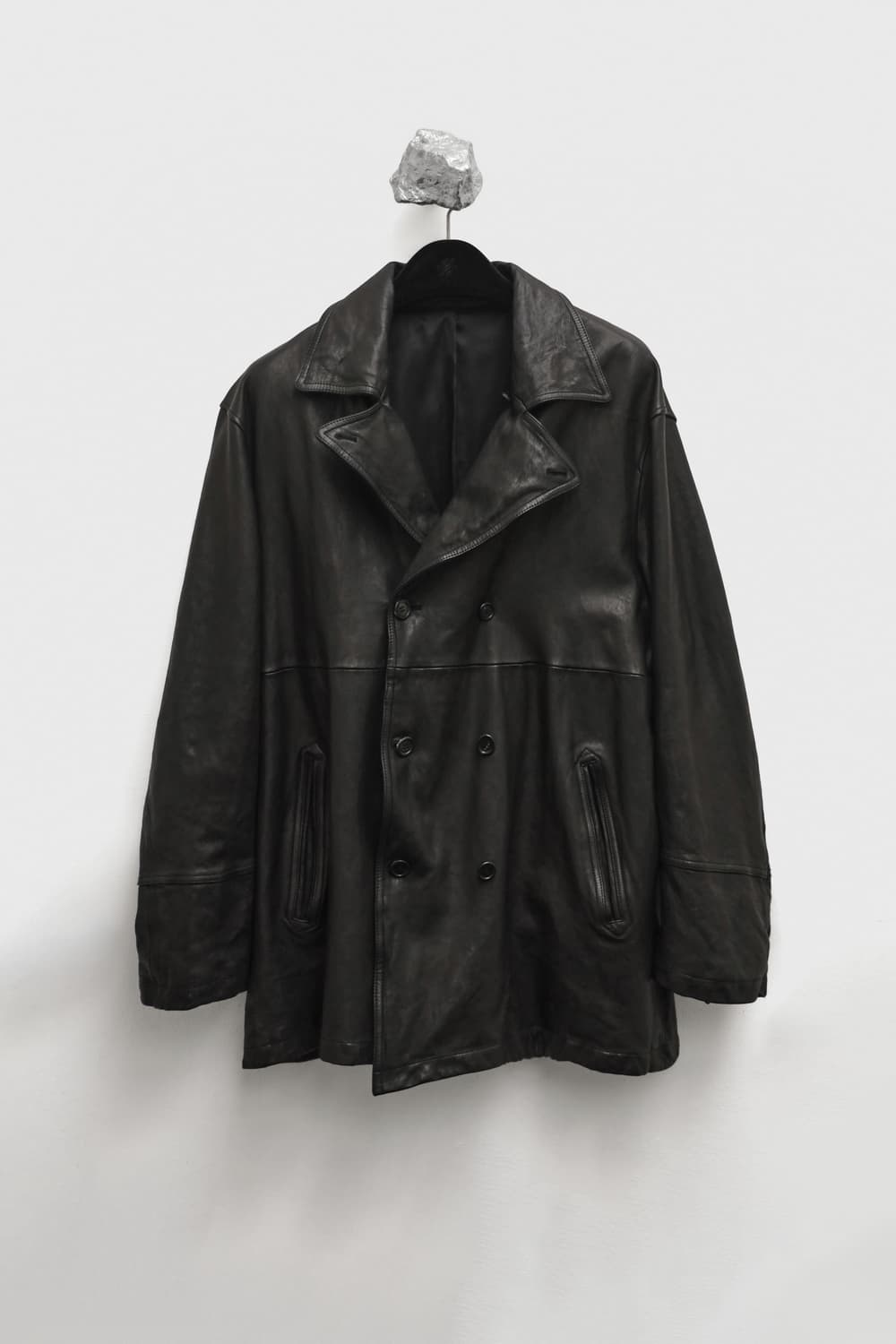 유스 25fw 워시드 레더 피코트 상품이미지2