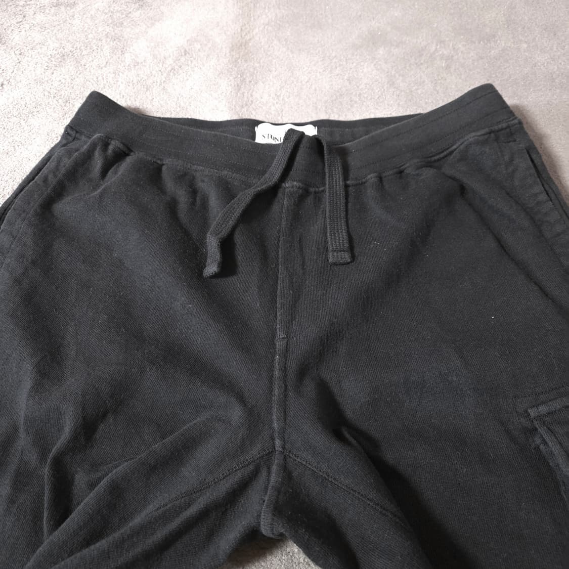 스톤아일랜드 스웻 포켓 조거팬츠 M 블랙 상품이미지3