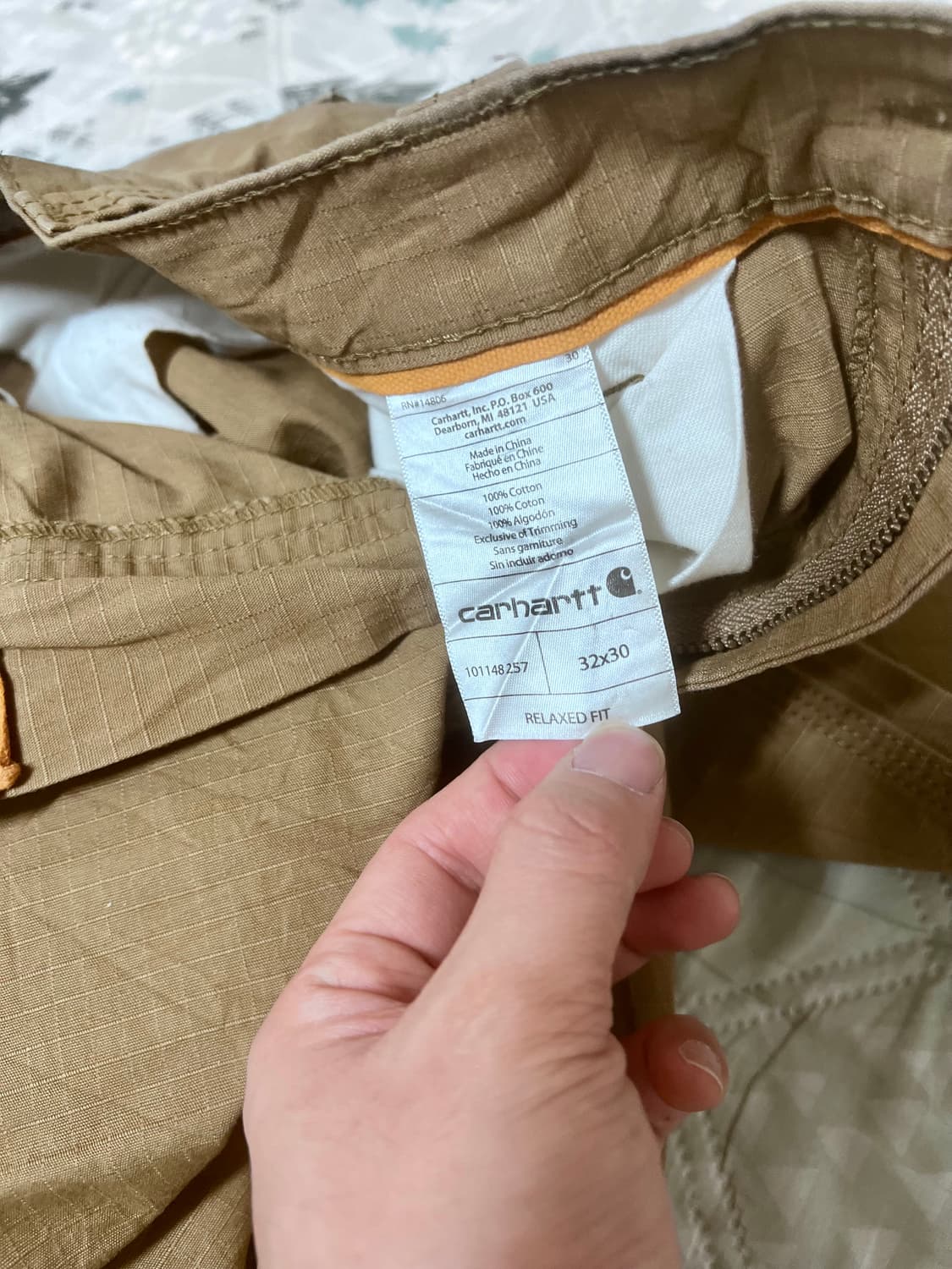 (32) 칼하트 브라운 카고 워크팬츠 상품이미지7