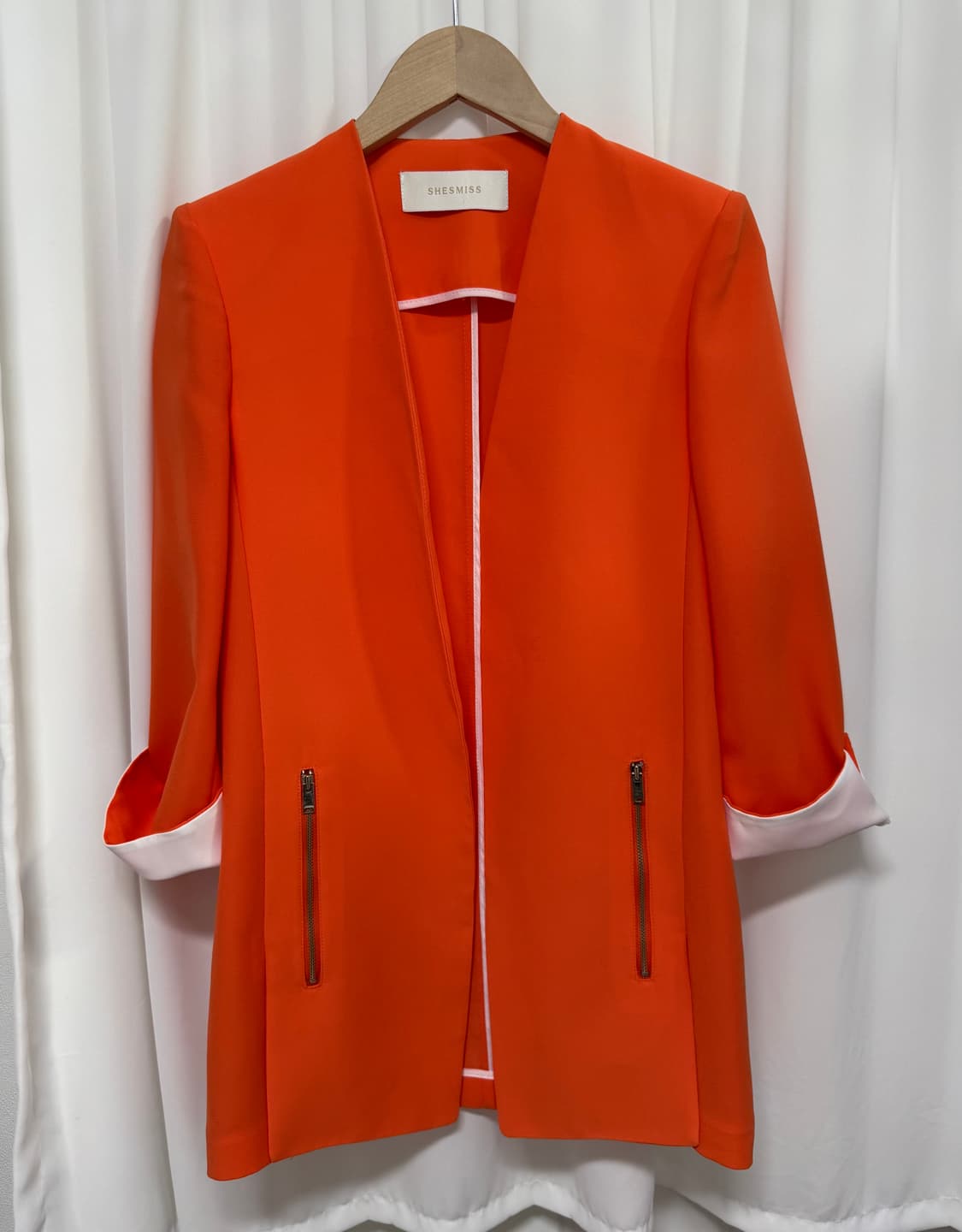 SHESMISS 쉬즈미스 오렌지 자켓 상품이미지2