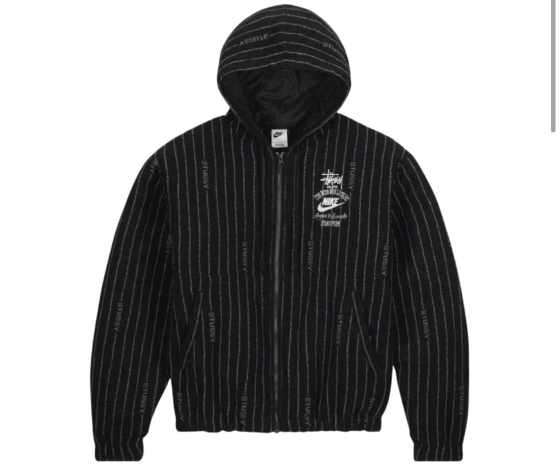 구매) 스투시 스트라이프 울 자켓 L 상품이미지1