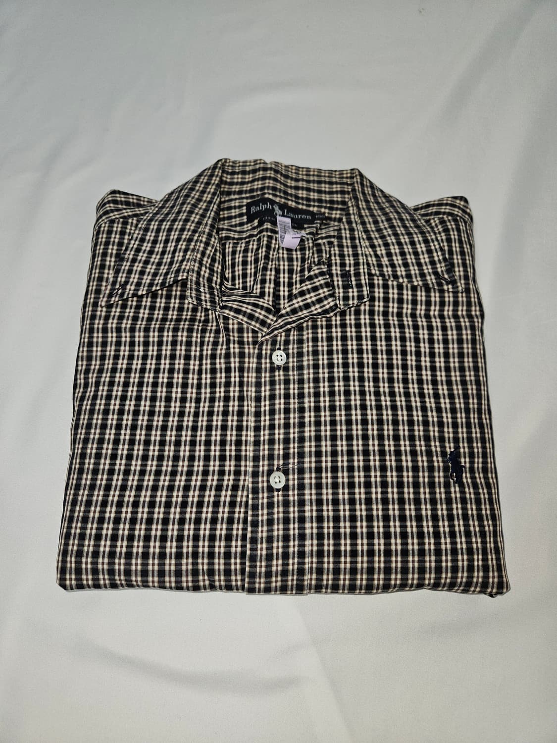 00s 폴로 랄프로렌 타탄 체크셔츠 코튼 빈티지 100 상품이미지6