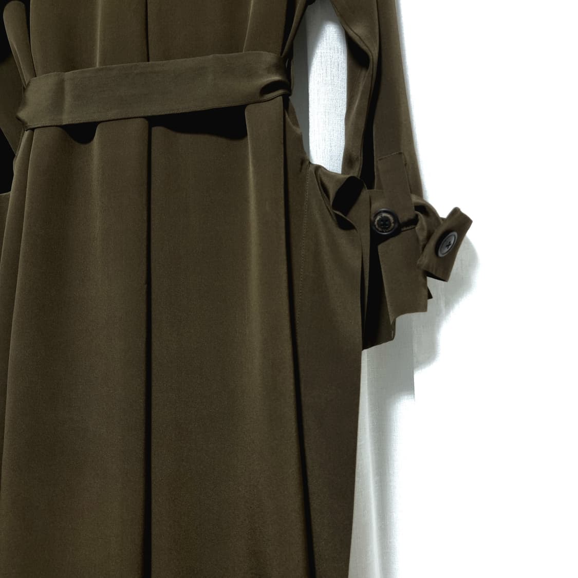 비비안웨스트우드 앵글로매니아 실크100% 트렌치코트 (표기38) 새상품 상품이미지7