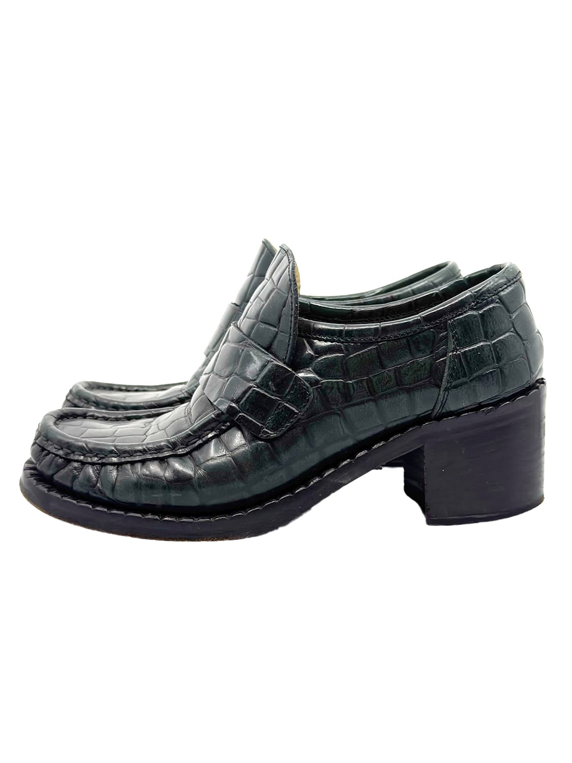 Patrick Cox Leather Heeled Loafers/ 36.5 상품이미지1