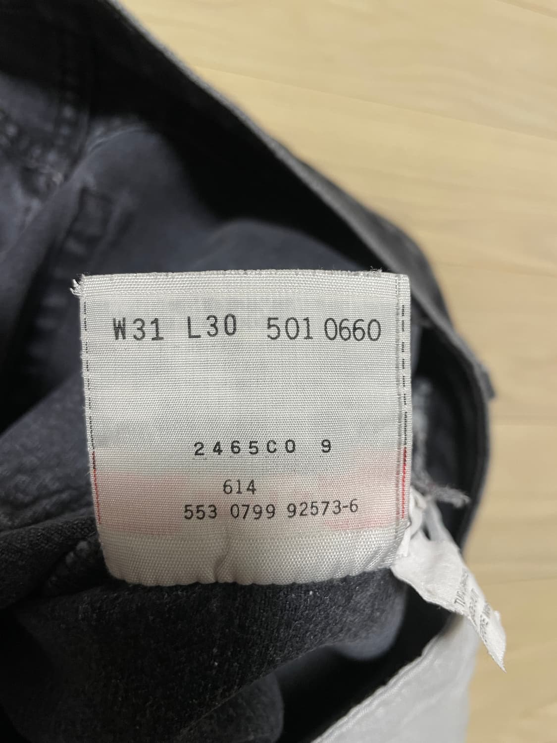 90s 빈티지 리바이스 501 블랙  상품이미지3