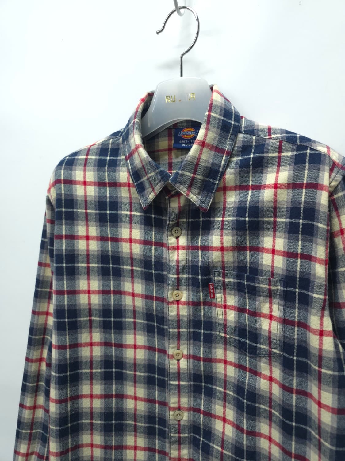 디키즈(Dickies) 코튼100% 간절기 체크셔츠 (여성66) 상품이미지3