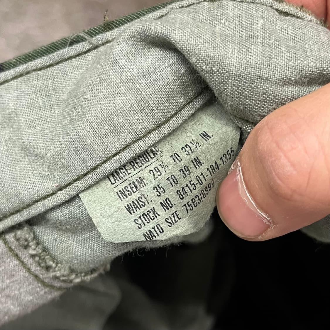 미군 우드랜드 BDU 팬츠 (L/R) 상품이미지5