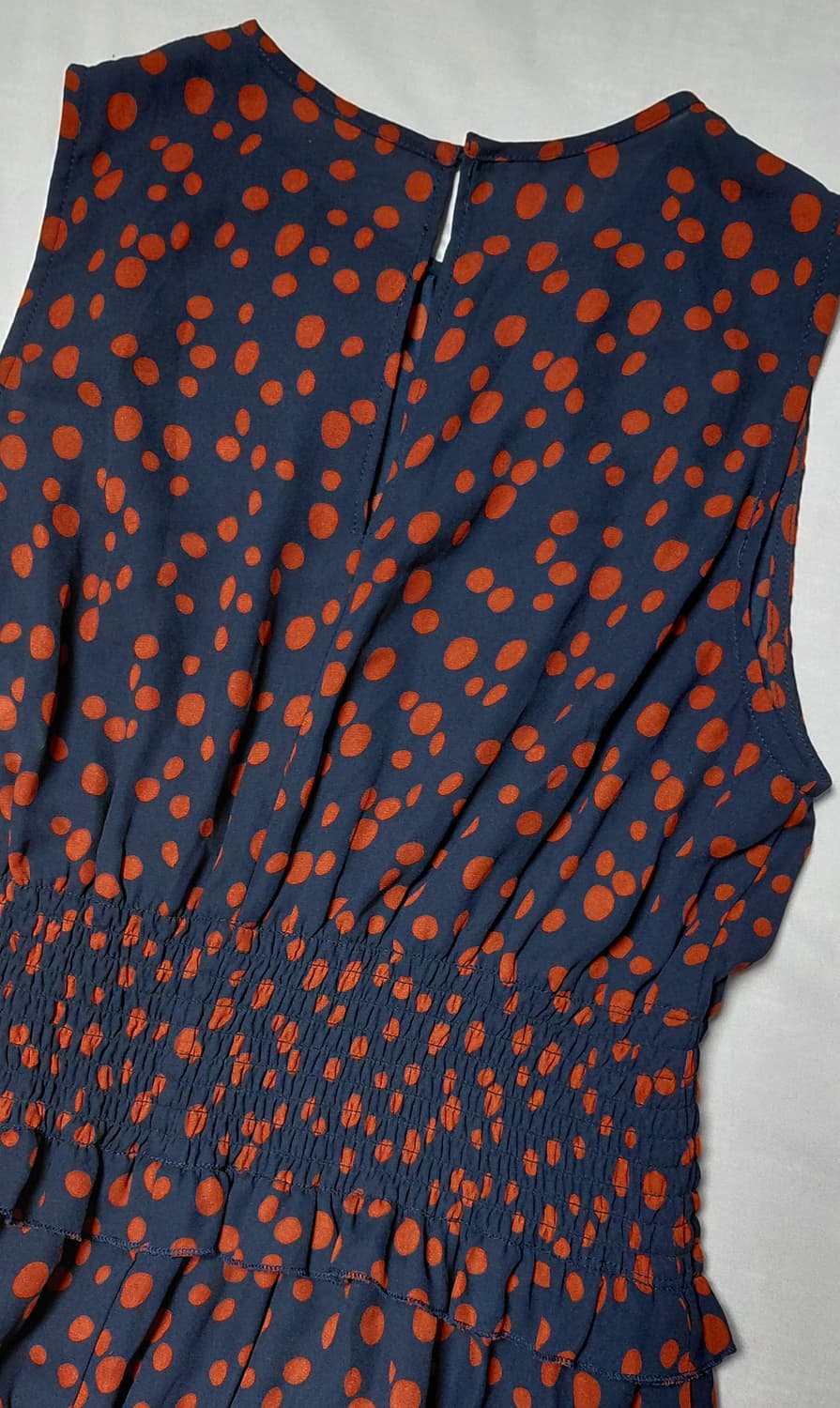 [정품] Mila Owen 도트 티어드 셔링 롱 원피스 (Size 0) 상품이미지8