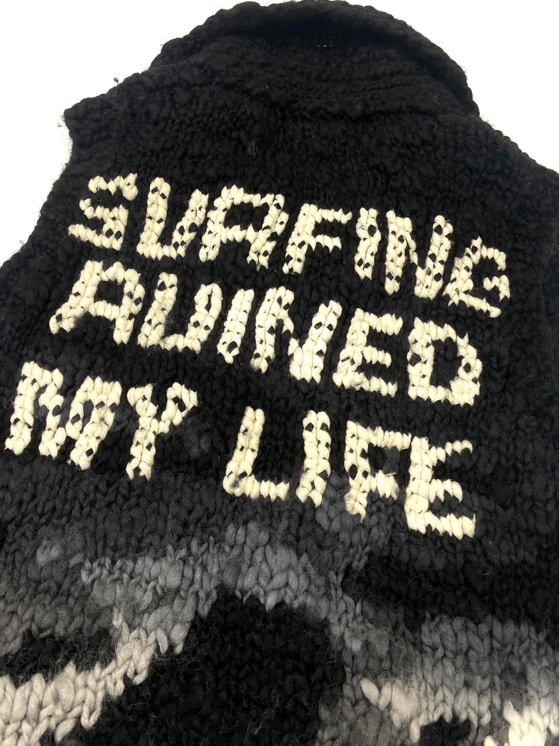 Jpn Black Cowichan Knit Vest 상품이미지4