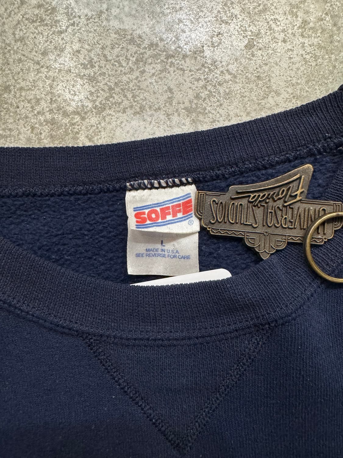 90s SOFFE U.S.NAVY  50/50 스웻셔츠 상품이미지3