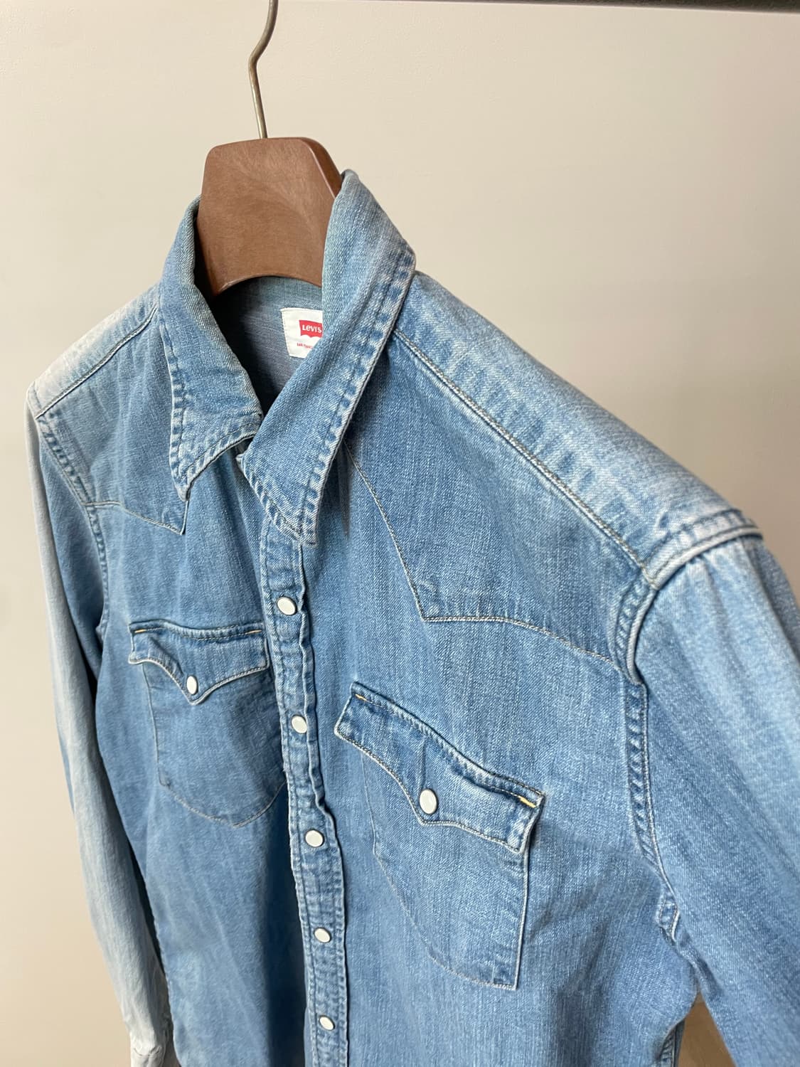 (M) Levis 리바이스 웨스턴 데님 셔츠 상품이미지4