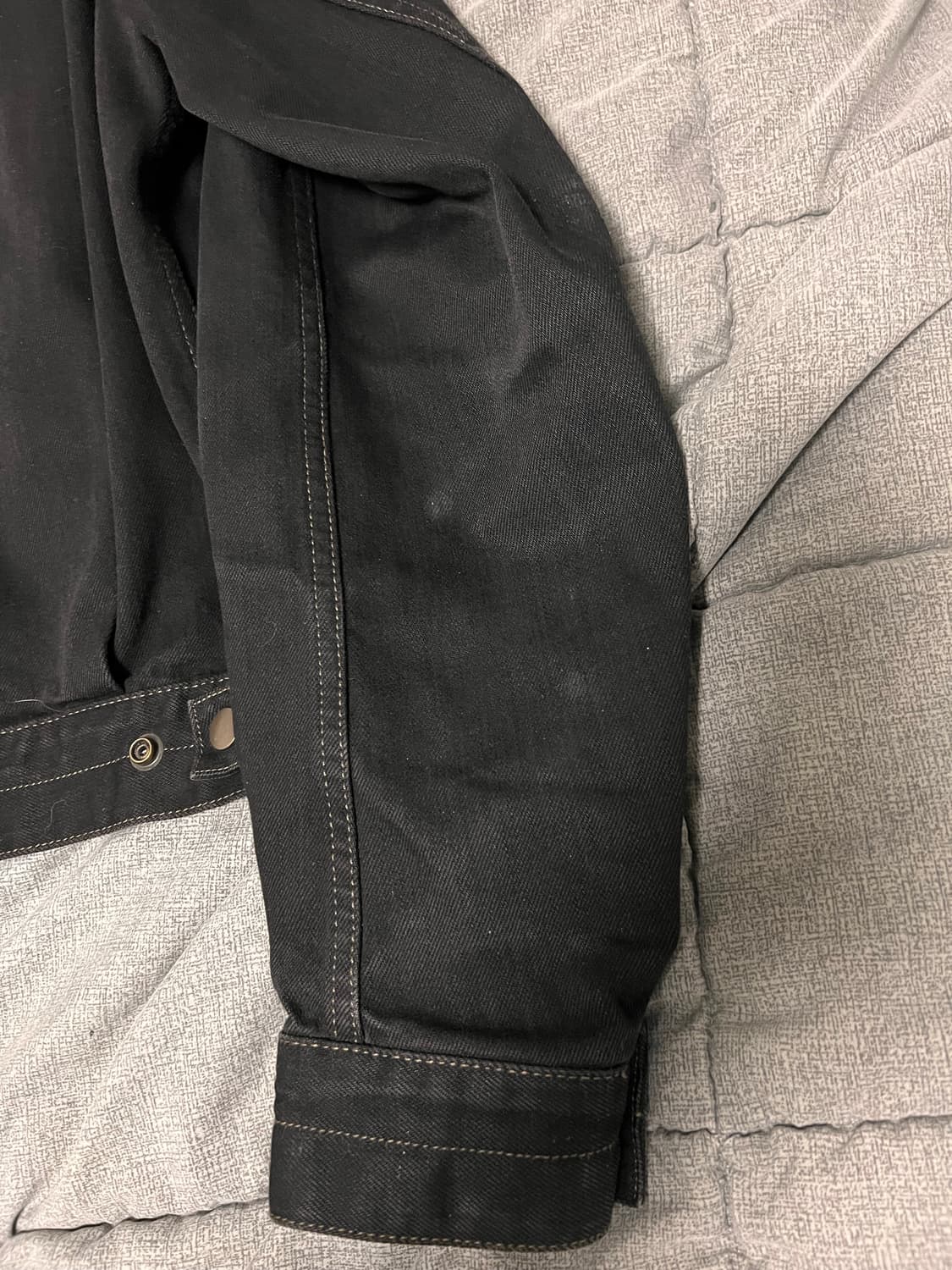 (46) 르메르 20ss 트러커 데님 자켓 블랙 상품이미지7