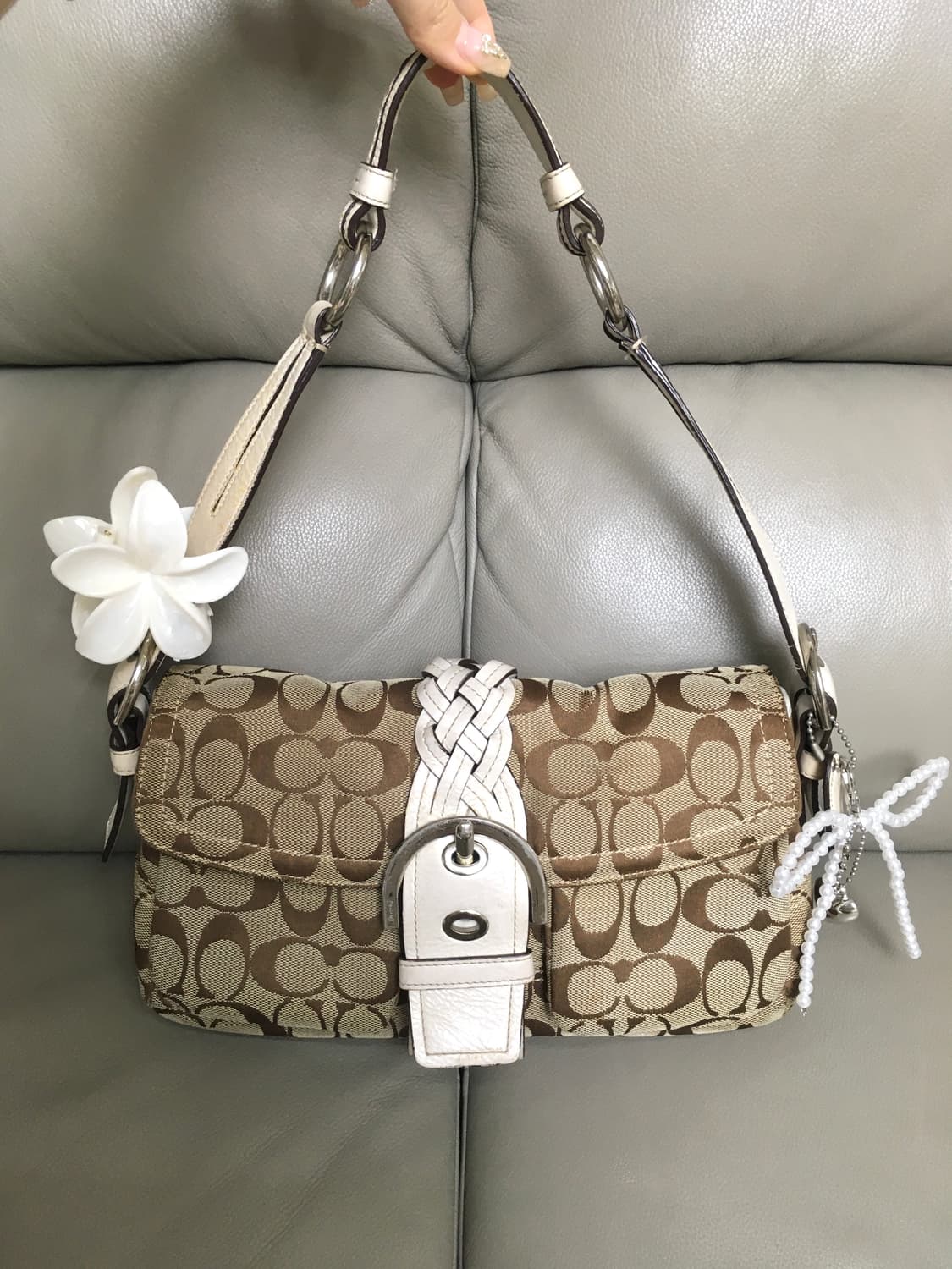 코치 시그니처 꼬임 갸루 y2k 숄더백 상품이미지2