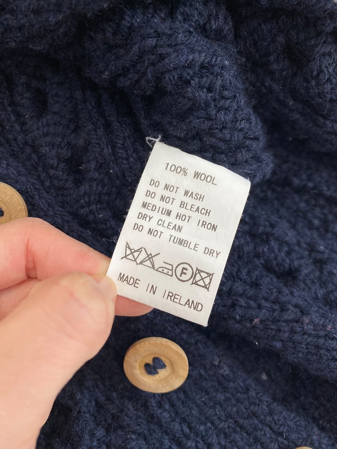 아테네 디자인 울 케이블 가디건  상품이미지9