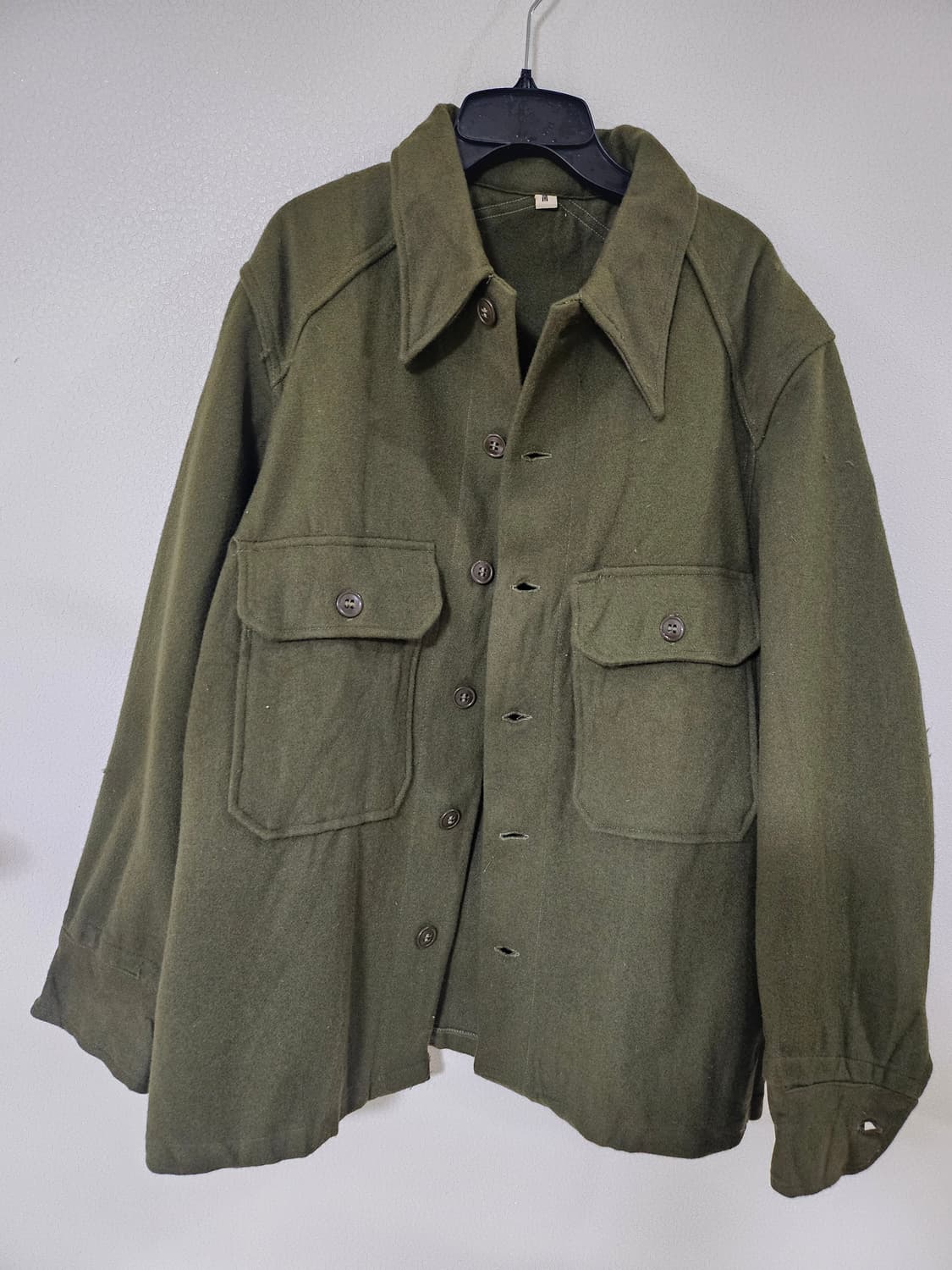 50s 미군오리지날 og108 울셔츠 데드스탁 상품이미지2