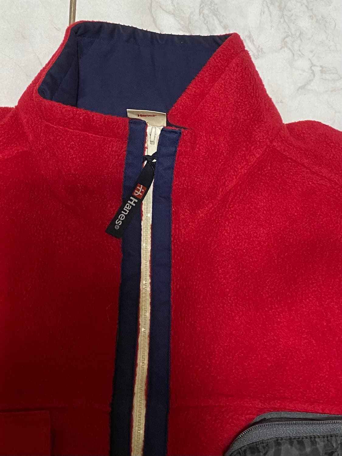 빈티지 후리스 포켓 리메이크 후리스 105 사이즈 상품이미지2