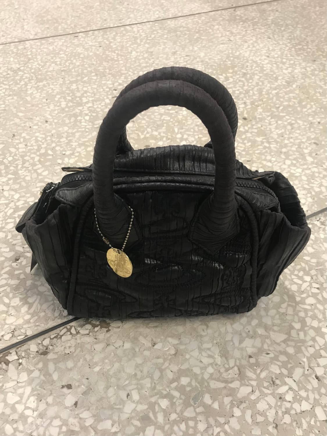 Vivienne Westwood Ruched Mini Boston Bag 상품이미지1