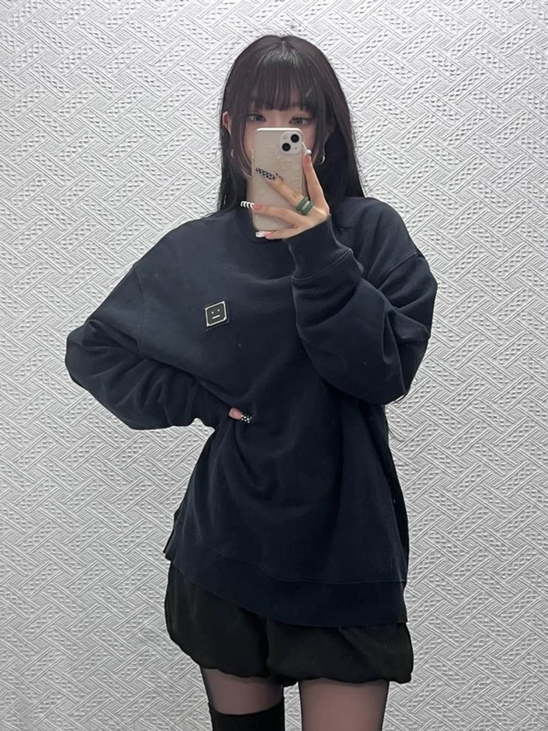 아크네스튜디오 빈티지 키치 메탈 페이스 맨투맨 M C10600 상품이미지1