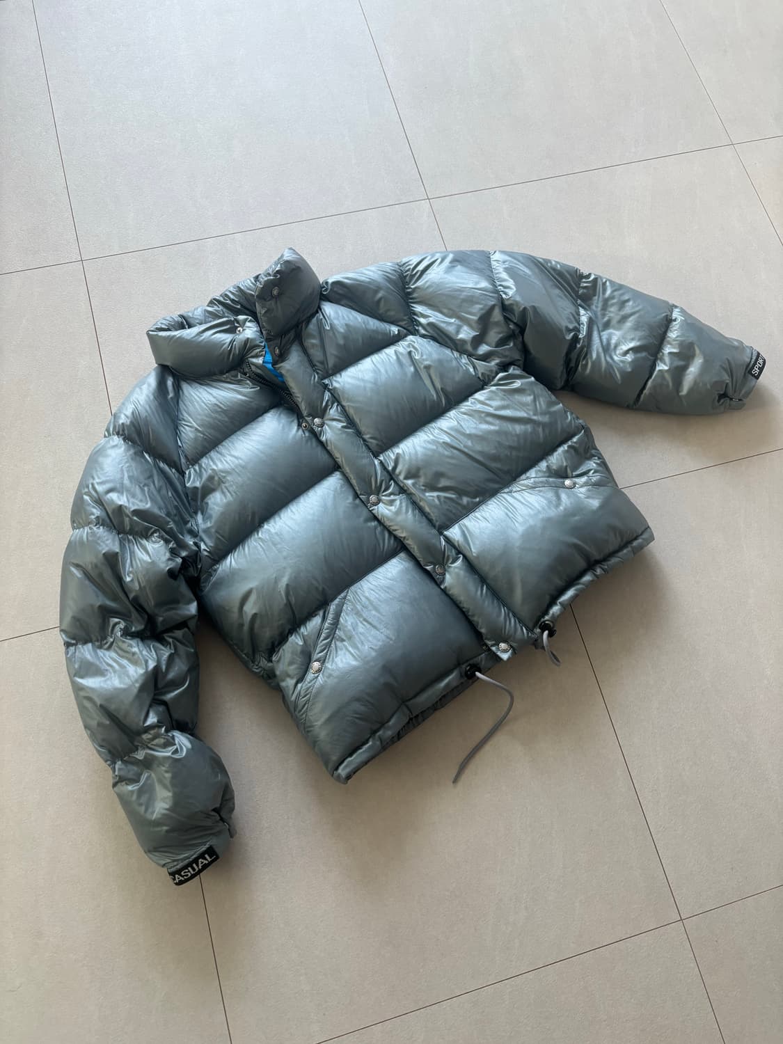 [L] 헤리티지플로스 1972 구스다운자켓 그레이색상 상품이미지3