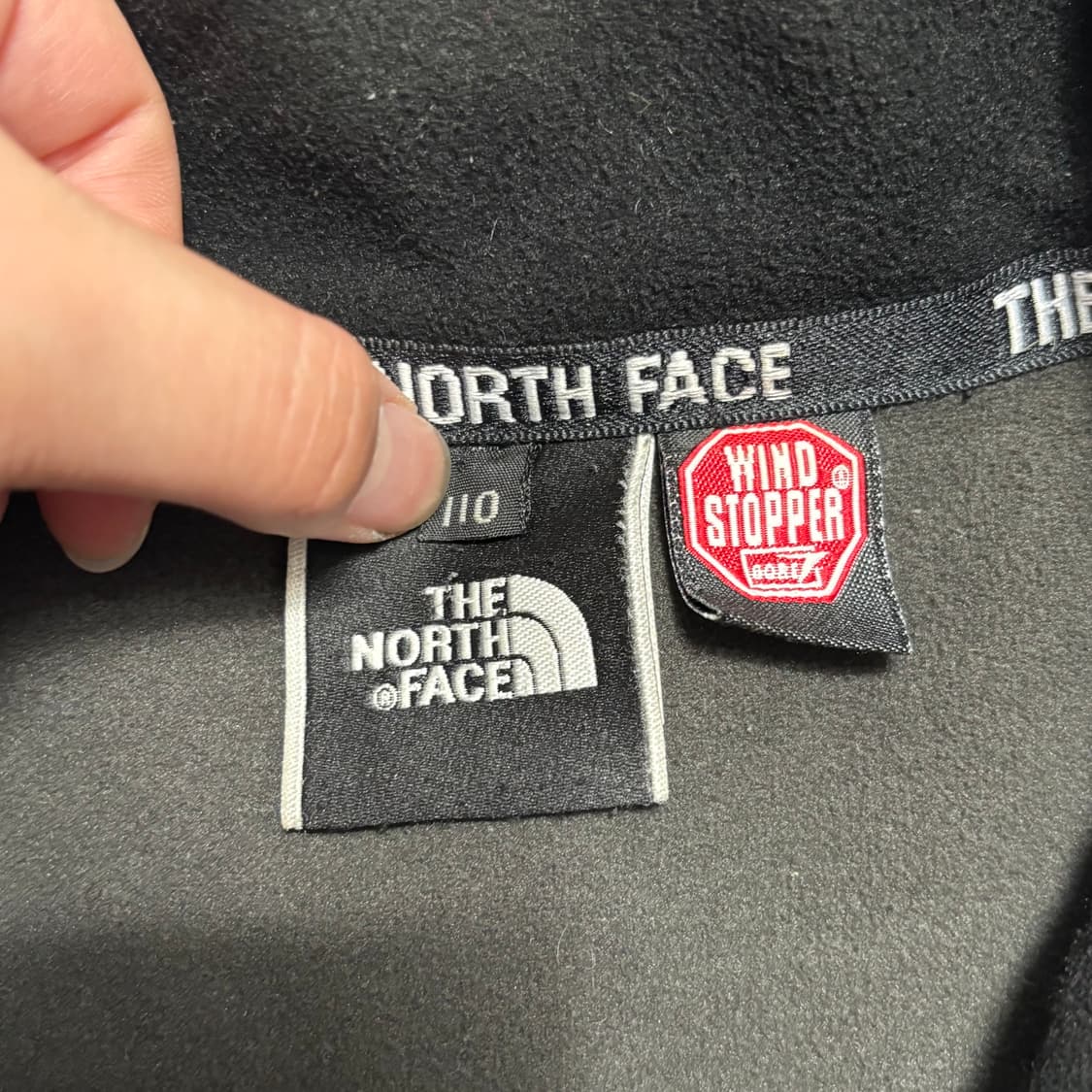 XXL 노스페이스 윈드스토퍼 블랙 후리스 상품이미지4