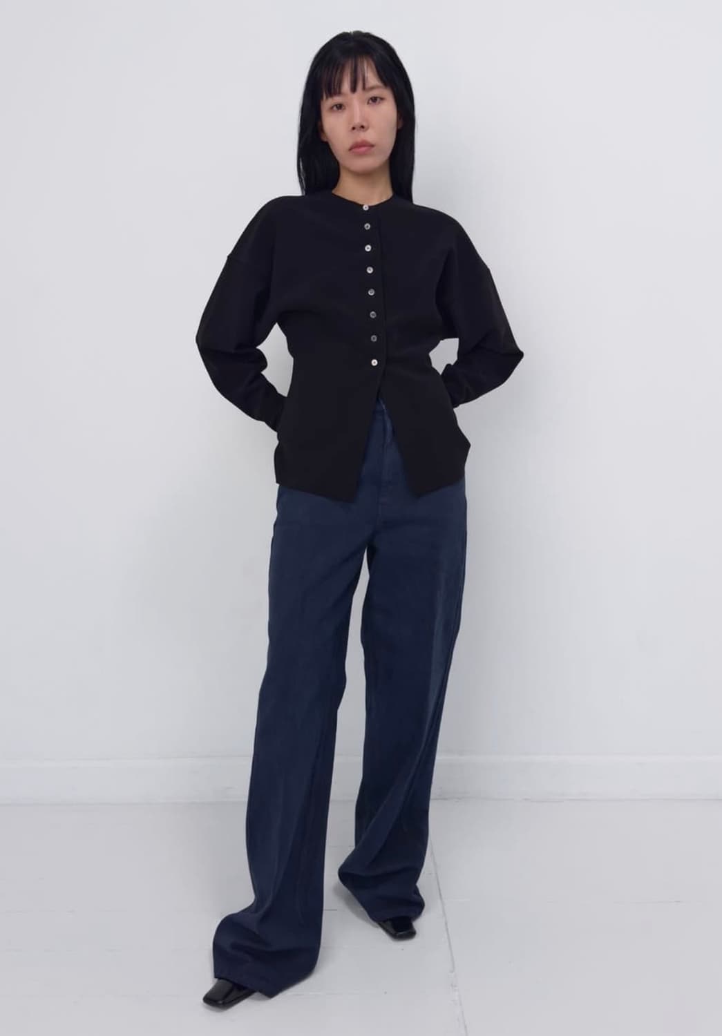 Birrot Lay2 Cardigan (Black) 상품이미지1