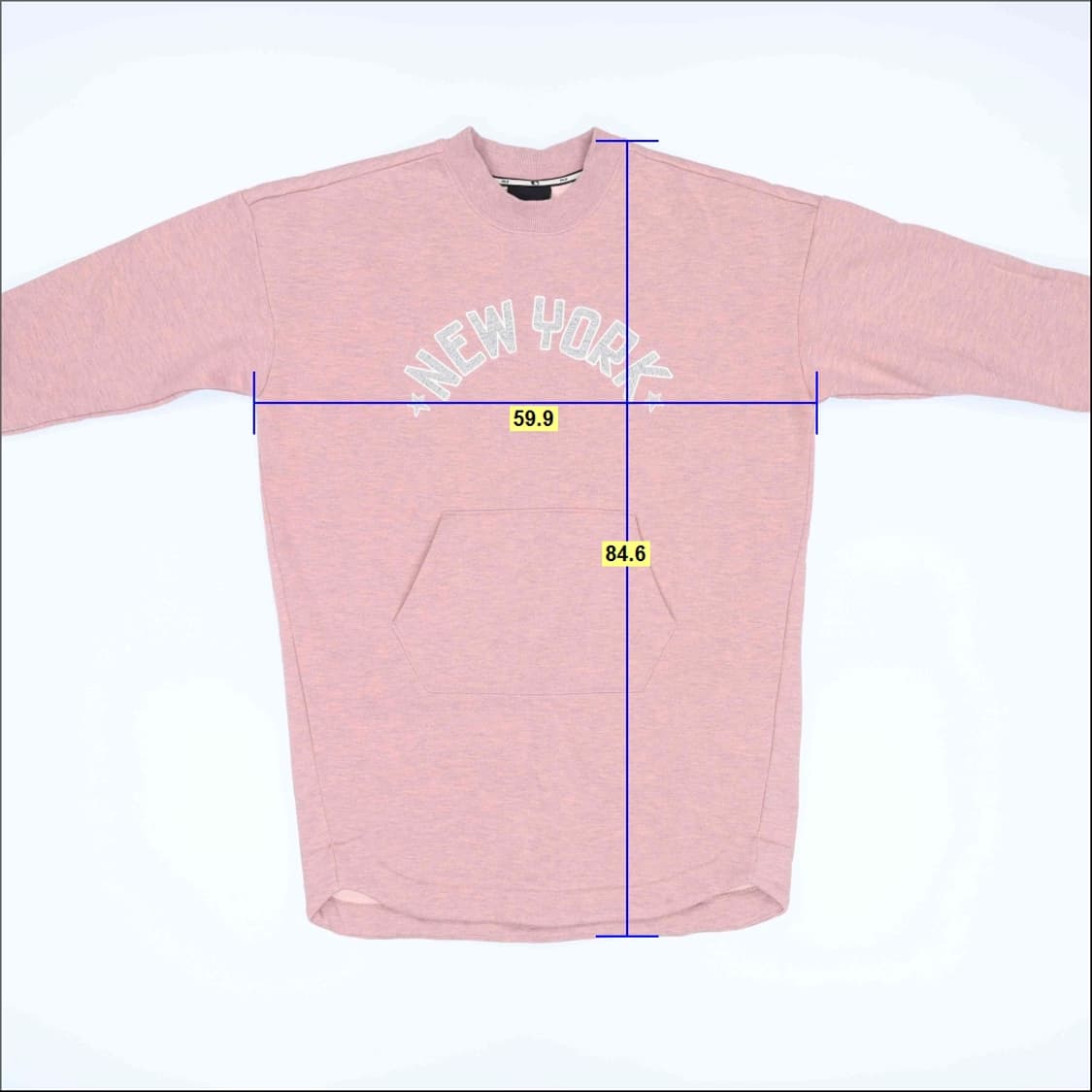 [90] MLB 여성 뉴욕양키스 맨투맨원피스 1230H1 상품이미지5