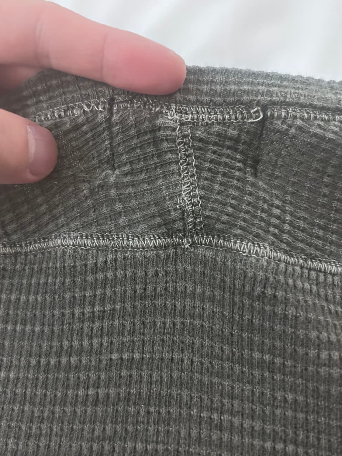 RRL 와플 써멀 티셔츠 그레이 L 상품이미지4