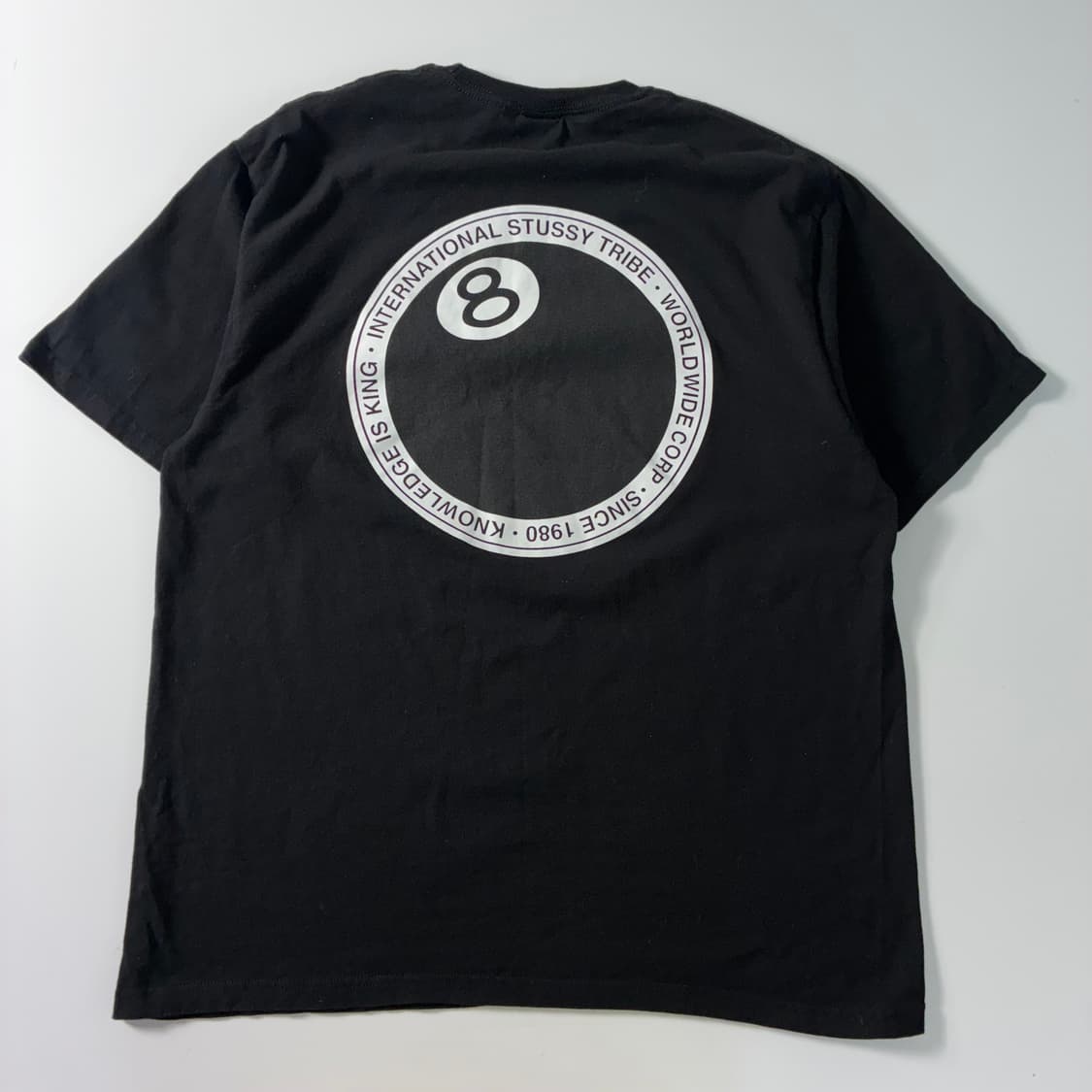 Stussy  스투시 8볼 닷 블랙 반팔티셔츠  상품이미지2
