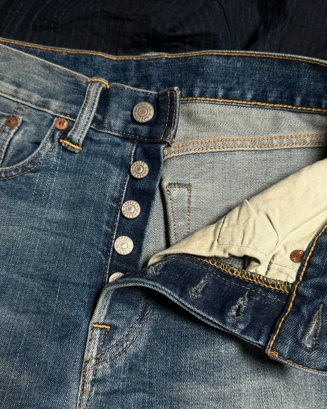 R.R.L 레이디 스트레치 셀비지 스트레이트 레그 셀비지 데님 진 25 상품이미지2