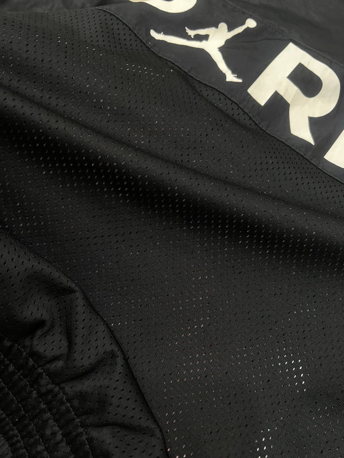 [실측XL]조던 PSG 파리생제르망 에어수트 매쉬 바람막이/블랙 상품이미지7