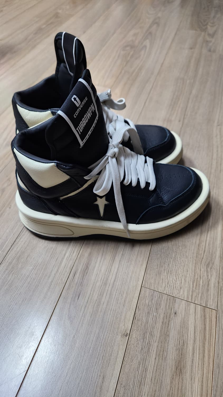 컨버스 x 다크쉐도우 터보웨폰 블랙 크림 상품이미지5