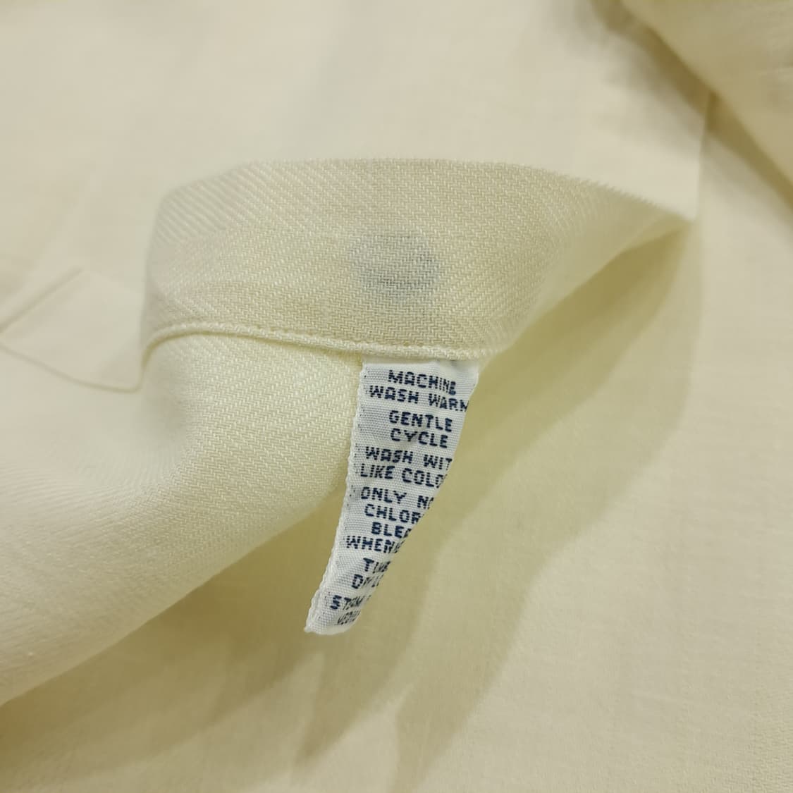 Co986 2XL 폴로 랄프로렌 내추럴 아이보리 코튼린넨 긴팔 셔츠 남방 상품이미지6