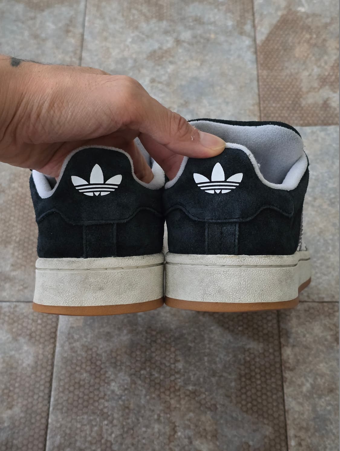 (250)아디다스 캠퍼스 00s 블랙 화이트  상품이미지7