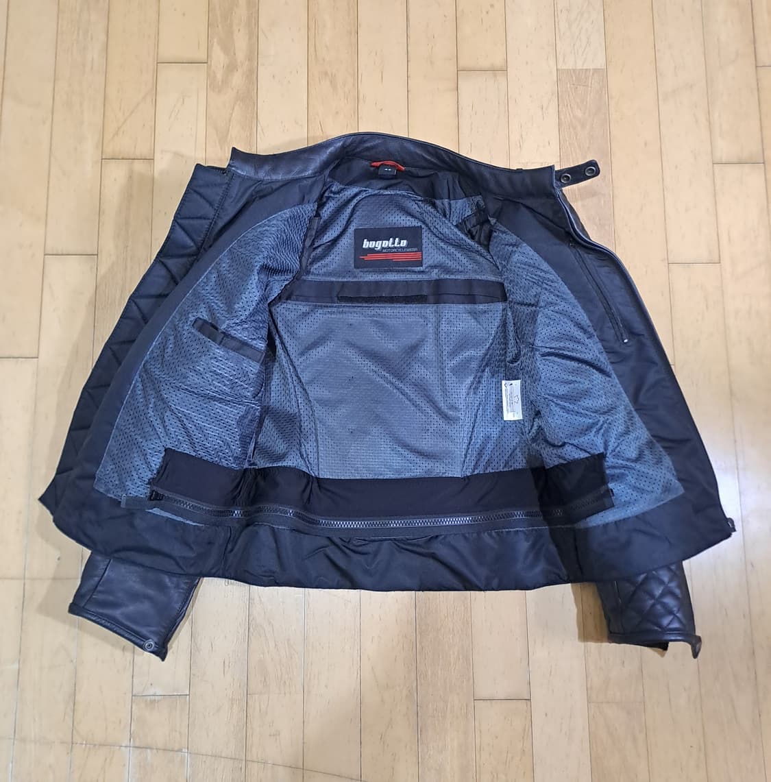 (택포) 보고토 바이커 가죽자켓 46 B253 상품이미지8