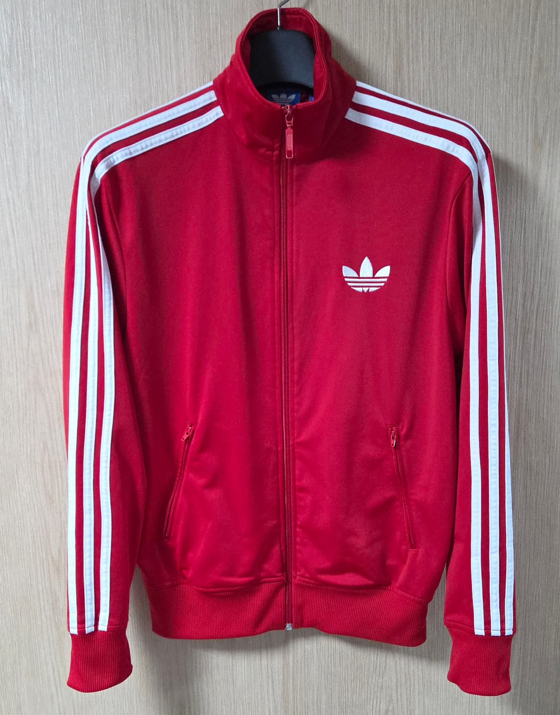 (착샷) 아디다스 파이어버드 져지 트랙탑 레드  상품이미지1