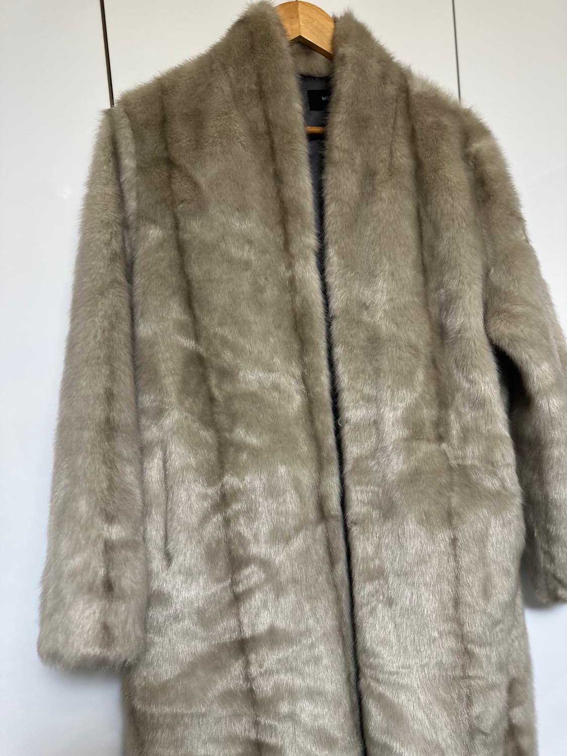 페이크퍼 에코퍼하프 코트 상품이미지4