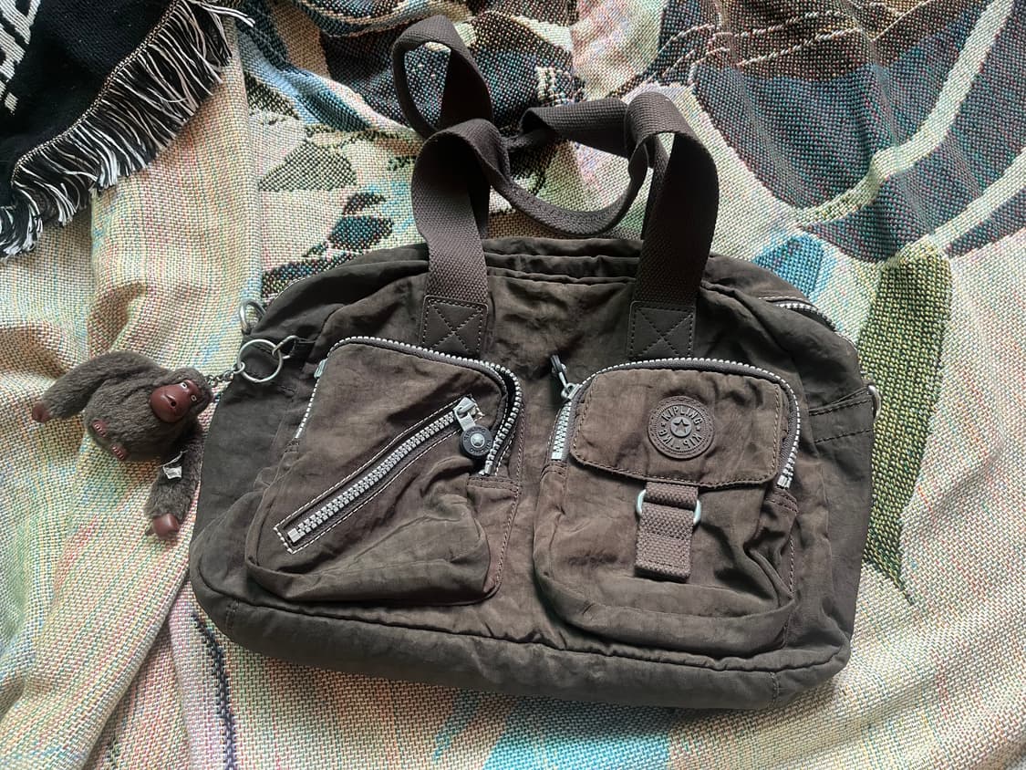 키플링 브라운 토트백 상품이미지1