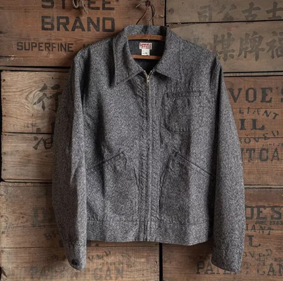 브론슨 코삭 솔트페퍼 워크자켓  L (새상품) 상품이미지2