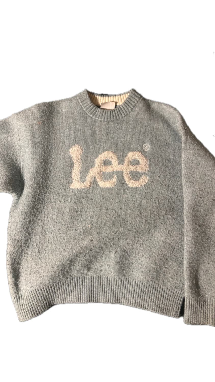 Lee 릴렉스핏 하늘색 니트 M 상품이미지1